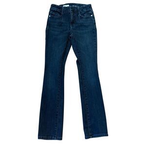 Pilcro the Leterpress high rise crop straight jeans size 25